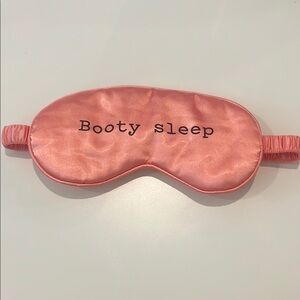 NEW “Booty Sleep” Travel Pink Satin Silky Beauty Sleep Mask